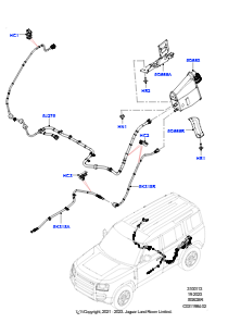 13B Aktivkohlebehälter L663 NEW DEFENDER 2020 > (L663),5,0 Benzin AJ133 DOHC CDA