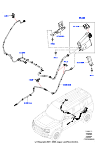 13AZ Aktivkohlebehälter L663 NEW DEFENDER 2020 > (L663),2.0L I4 DOHC AJ200 Benz., hohe L.