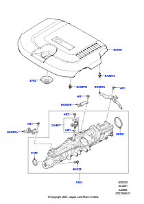 20AE Ansaugkrümmer L460 NEW RANGE ROVER 2022 > (L460),3,0 l AJ20D6 Diesel High