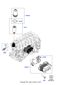 10AC Ölkühler/Ölfilter L460 NEW RANGE ROVER 2022 > (L460),3,0 l AJ20D6 Diesel High