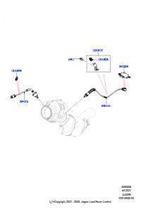08AG Abgassensoren und Module L461 NEW RANGE ROVER SPORT 2023 > (L461),Europäische Abgasnorm Stufe V