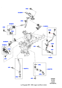 25AJ Turbolader L460 NEW RANGE ROVER 2022 > (L460),3,0 l AJ20D6 Diesel High