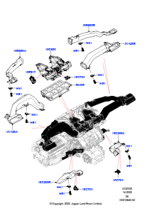 05AA Belüft.-/Frischluftdüsen u. -führ. L460 NEW RANGE ROVER 2022 > (L460)