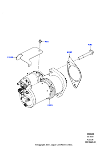 05AC Anlasser L460 NEW RANGE ROVER 2022 > (L460),3,0 l AJ20D6 Diesel High