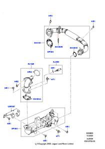 20AF Abgasrückführung L461 NEW RANGE ROVER SPORT 2023 > (L461),3,0 l AJ20D6 Diesel High