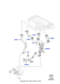 05AH Leitungen u. Schläuche - Kühlsystem L461 NEW RANGE ROVER SPORT 2023 > (L461),3,0 l AJ20D6 Diesel High