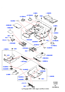 05AA Bodenbelag L460 NEW RANGE ROVER 2022 > (L460)