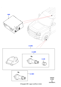20AB Reifendrucküberwachung L663 NEW DEFENDER 2020 > (L663)