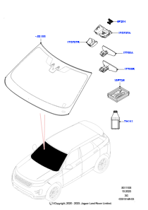 05AC Windschutzscheibe/Innenspiegel L551 NEW RANGE ROVER EVOQUE 2019 > (L551),Gebaut in Brasilien