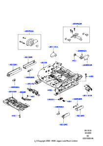15AA Sockel - Vordersitz L460 NEW RANGE ROVER 2022 > (L460)
