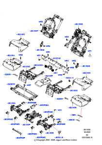 30AB Rücksitzkissen L460 NEW RANGE ROVER 2022 > (L460),40/20/40 Rücksitz mit Super-Schrägstellung