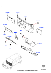 05AF Motorabdeckung vorn L551 NEW RANGE ROVER EVOQUE 2019 > (L551),Gebaut in Brasilien