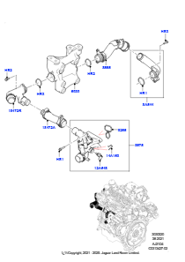 20AC Thermostat/Gehäuse und Anbauteile L550 DISCOVERY SPORT 2015 > (L550),Gebaut in Brasilien