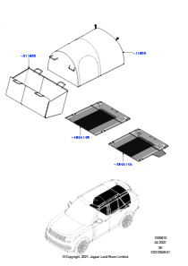 10 LADERAUMSCHUTZMATTEN L460 NEW RANGE ROVER 2022 > (L460)