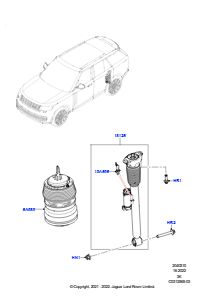 10 Hinterfedern/Stoßdämpfer L460 NEW RANGE ROVER 2022 > (L460)
