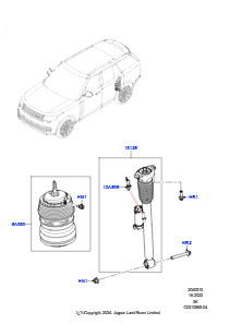 10 Hinterfedern/Stoßdämpfer L460 NEW RANGE ROVER 2022 > (L460)