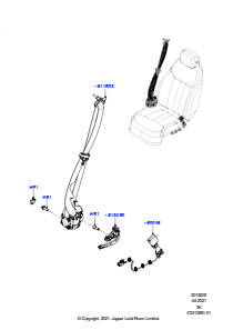 05AA Sicherheitsgurte vorn L460 NEW RANGE ROVER 2022 > (L460)