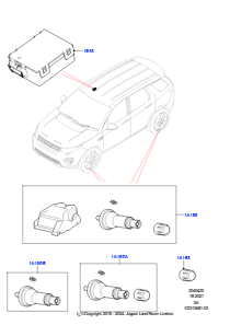20C Reifendrucküberwachung L550 DISCOVERY SPORT 2015 > (L550),Werk Halewood