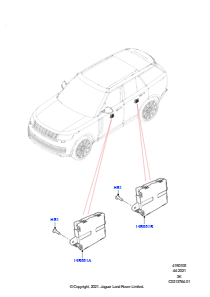 05AB Module u. Sensoren - Fahrzeug L460 NEW RANGE ROVER 2022 > (L460)