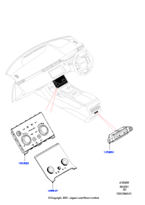 05AC Bedieneinheit - Heizung/Klimaanlage L551 NEW RANGE ROVER EVOQUE 2019 > (L551),Gebaut in Brasilien