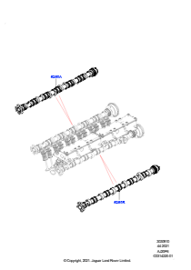 10AC Nockenwelle L460 NEW RANGE ROVER 2022 > (L460),3,0 l AJ20P6 Benzin-PHEV