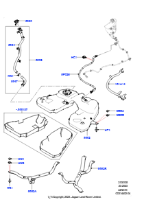 05AA Kraftstoffbehälter L460 NEW RANGE ROVER 2022 > (L460),4,4 V8-Turbobenziner (NC10)