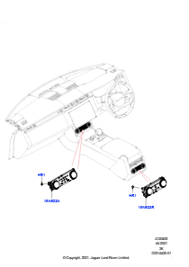 05 Bedieneinheit - Heizung/Klimaanlage L460 NEW RANGE ROVER 2022 > (L460)