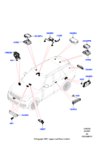 20 Alarmanlage L460 NEW RANGE ROVER 2022 > (L460)