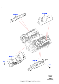 30AA Motorisolatoren L461 NEW RANGE ROVER SPORT 2023 > (L461),4,4 V8-Turbobenziner (NC10)