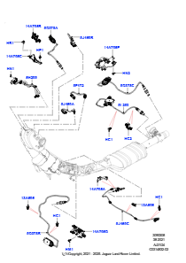 08AF Abgassensoren und Module L551 NEW RANGE ROVER EVOQUE 2019 > (L551),Gebaut in Brasilien