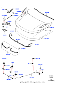 20AC Motorhaube u. Anbauteile L551 NEW RANGE ROVER EVOQUE 2019 > (L551),Gebaut in Brasilien