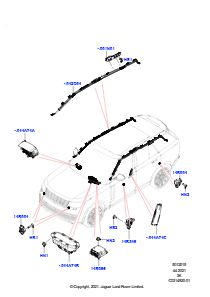 15 Airbag-System L460 NEW RANGE ROVER 2022 > (L460)