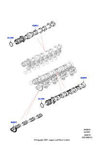 10 Nockenwelle L461 NEW RANGE ROVER SPORT 2023 > (L461),4,4 V8-Turbobenziner (NC10)