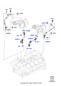 25AB Turbolader L460 NEW RANGE ROVER 2022 > (L460),4,4 V8-Turbobenziner (NC10)