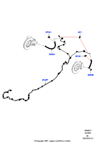 17 Bremsleitungen hinten L460 NEW RANGE ROVER 2022 > (L460)