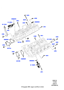 15AB Zylinderkopf L460 NEW RANGE ROVER 2022 > (L460),4,4 V8-Turbobenziner (NC10)