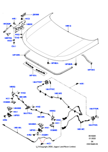 20 Motorhaube u. Anbauteile L460 NEW RANGE ROVER 2022 > (L460)