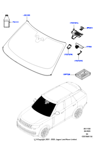 05 Windschutzscheibe/Innenspiegel L460 NEW RANGE ROVER 2022 > (L460)