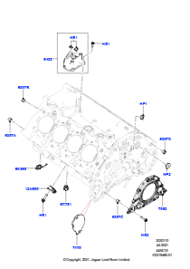 10AA Zyl.block/Verschlußstopfen/Deckel L461 NEW RANGE ROVER SPORT 2023 > (L461),4,4 V8-Turbobenziner (NC10)