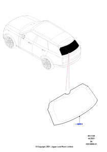 25 Heckscheibe L460 NEW RANGE ROVER 2022 > (L460)