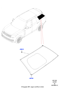 20 Seitenfenster L460 NEW RANGE ROVER 2022 > (L460)