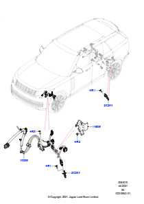 10AA ABS Sensoren L460 NEW RANGE ROVER 2022 > (L460)