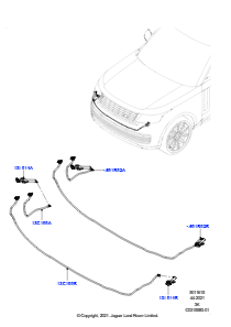 15 Scheinwerferwaschanlage L460 NEW RANGE ROVER 2022 > (L460),MIT SCHEINWERFER-DRUCKWÄSCHE