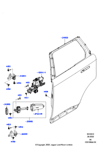10AA Türen h., Scharniere u. Dicht. L460 NEW RANGE ROVER 2022 > (L460)