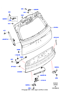 15AA Tür - Gepäckraum L460 NEW RANGE ROVER 2022 > (L460)