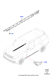 30AA Fußboden vorn - Bodenseite L460 NEW RANGE ROVER 2022 > (L460)