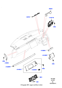 05AC Instrumententafel L460 NEW RANGE ROVER 2022 > (L460)