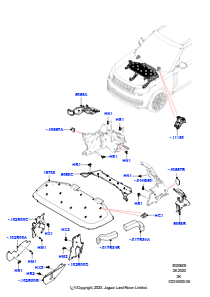 05AA Motorabdeckung vorn L460 NEW RANGE ROVER 2022 > (L460)