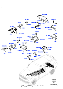 15AC Spritz- und Hitzeschutzschilde L460 NEW RANGE ROVER 2022 > (L460),3,0 l AJ20P6 Benzin High