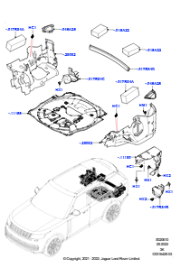 10 Gummilager hinten L460 NEW RANGE ROVER 2022 > (L460)